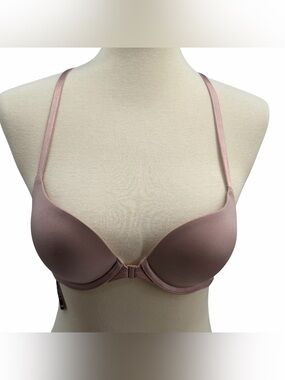 Victoria's Secret Front-Close Smooth Molded Bra - Dusty Rose